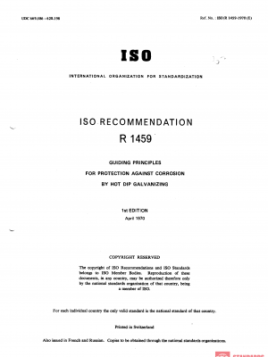 ISO/R 1459:1970 PDF