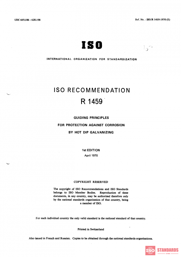 ISO/R 1459:1970 PDF