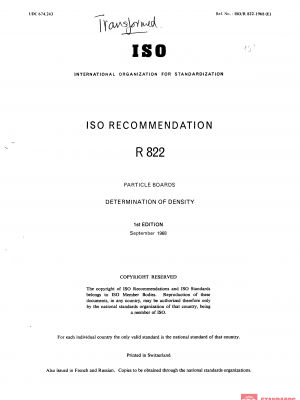 ISO/R 822:1968 PDF