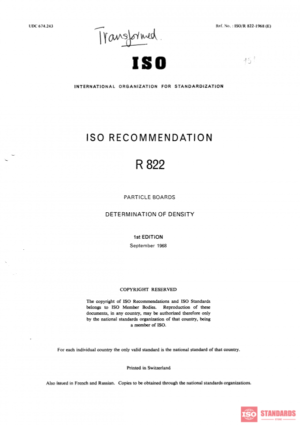 ISO/R 822:1968 PDF