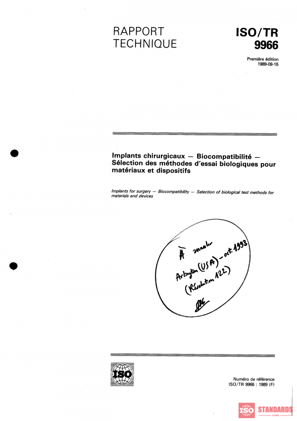 ISO/TR 9966:1989 PDF