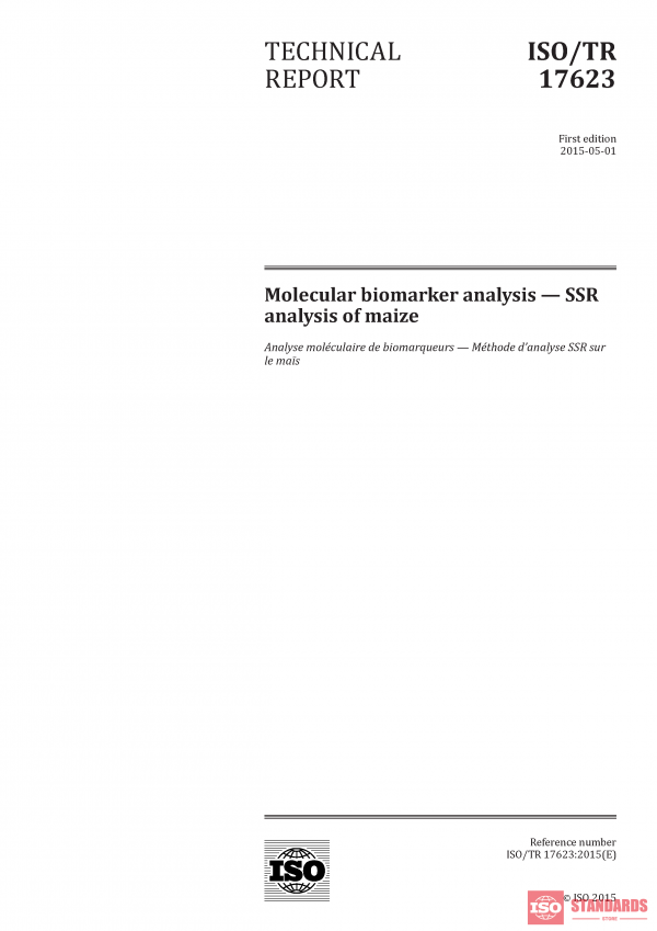 ISO/TR 17623:2015 PDF