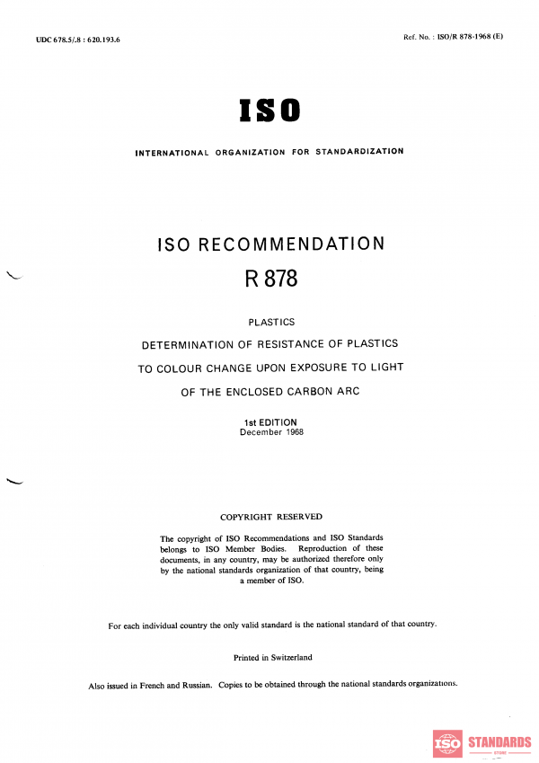 ISO/R 878:1968 PDF