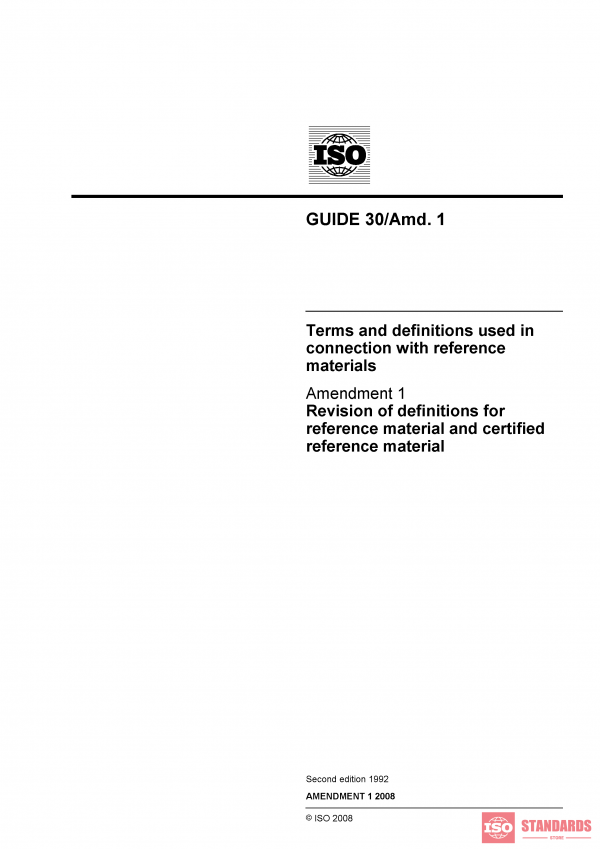 ISO Guide 30:1992/Amd 1:2008 PDF