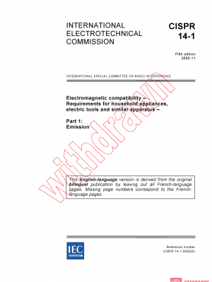 CISPR 14-1:2005 PDF