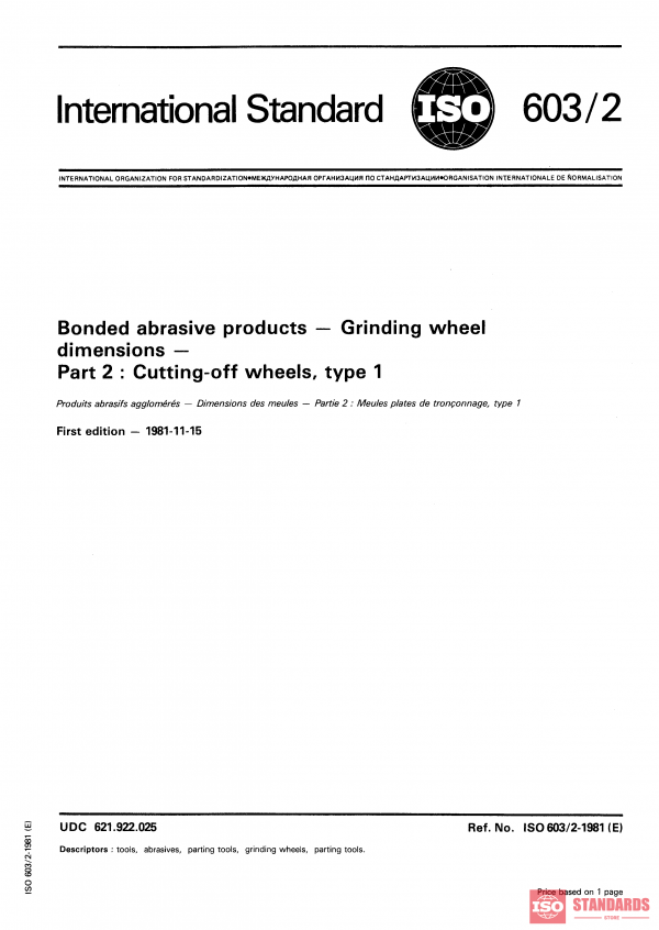 ISO 603-2:1981 PDF