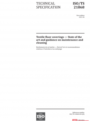 ISO/TS 21868:2021 PDF