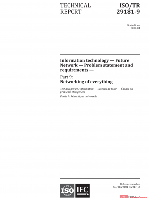 ISO/IEC TR 29181-9:2017 PDF