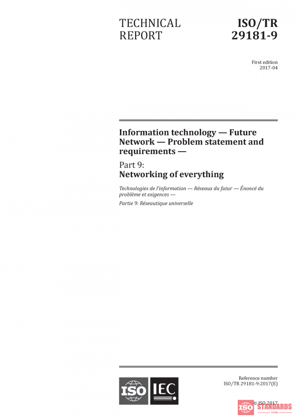 ISO/IEC TR 29181-9:2017 PDF