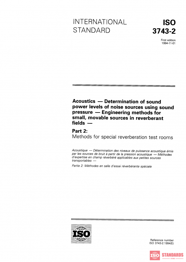 ISO 3743-2:1994 PDF