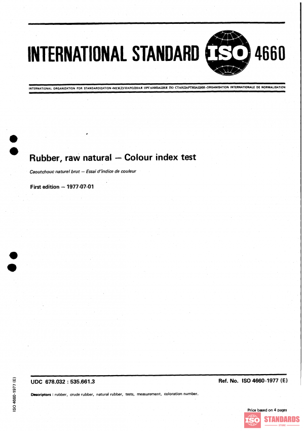 ISO 4660:1977 PDF