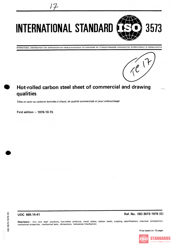 ISO 3573:1976 PDF