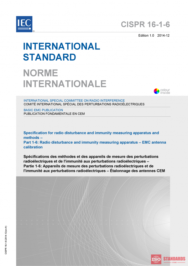 CISPR 16-1-6:2014 PDF