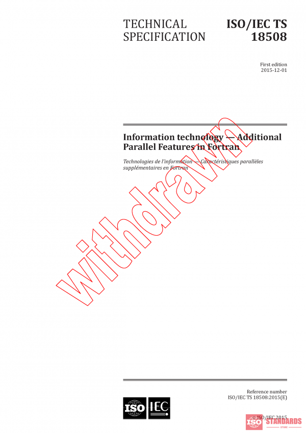 ISO/IEC TS 18508:2015 PDF