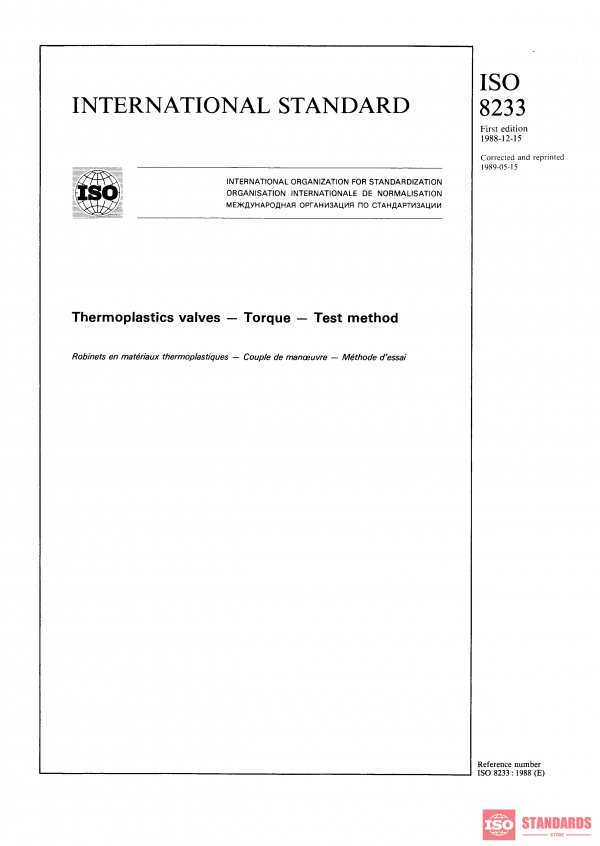 ISO 8233:1988 PDF