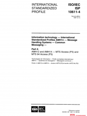 ISO/IEC ISP 10611-4:1997 PDF