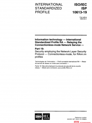 ISO/IEC ISP 10613-19:1998 PDF