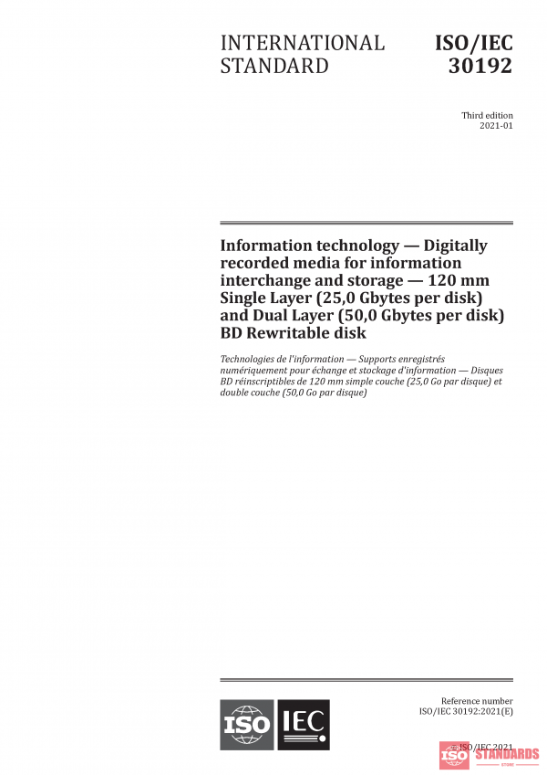 ISO/IEC 30192:2021 PDF