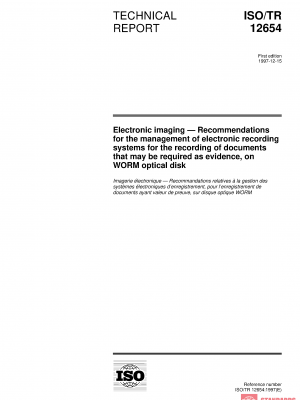 ISO/TR 12654:1997 PDF