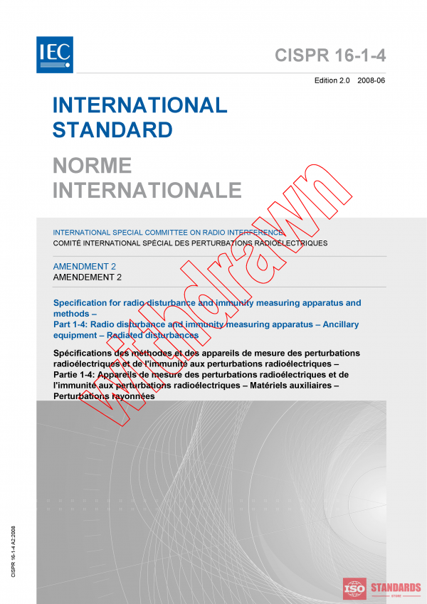 CISPR 16-1-4:2007/AMD2:2008 PDF