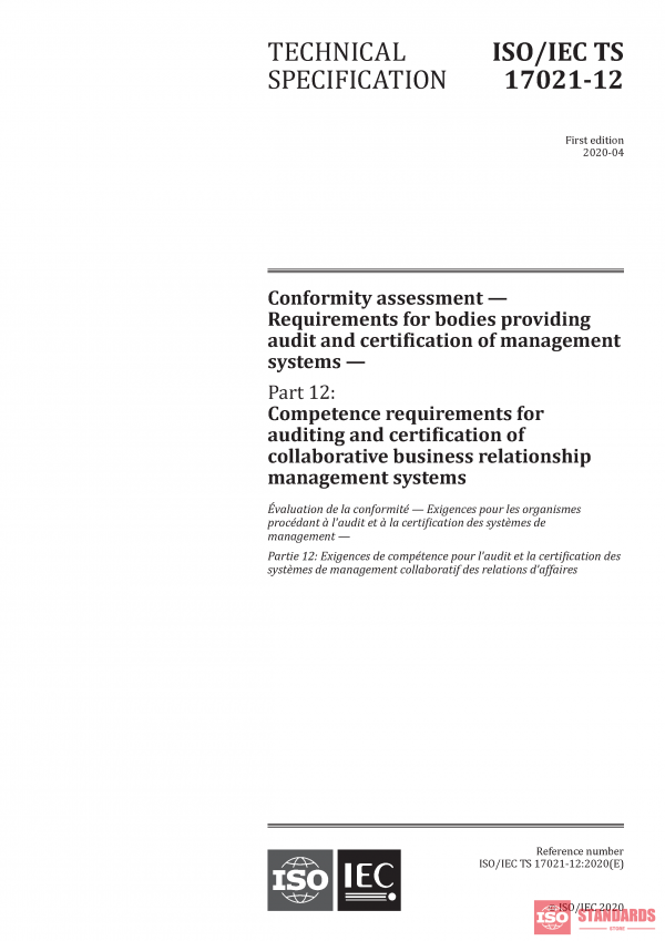 ISO/IEC TS 17021-12:2020 PDF