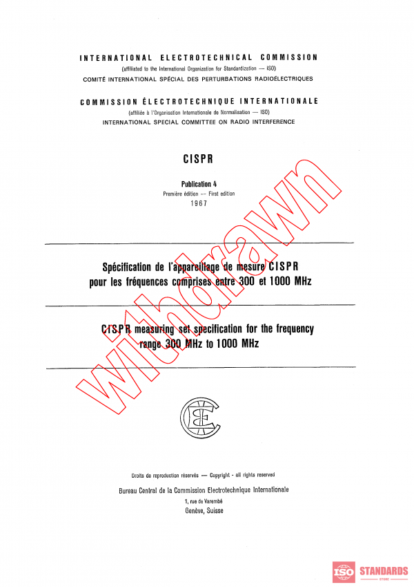 CISPR 4:1967 PDF