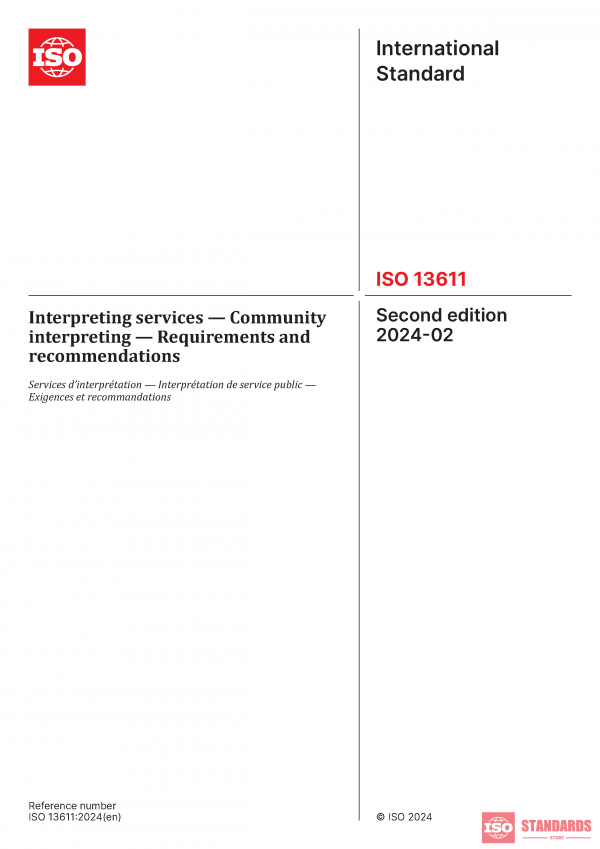 ISO 13611:2024 PDF
