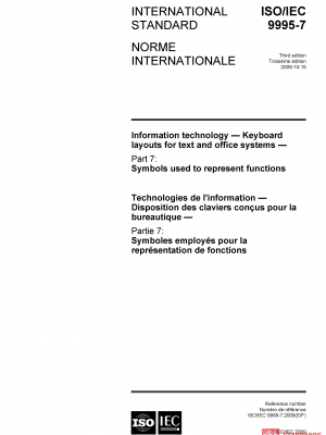 ISO/IEC 9995-7:2009 PDF