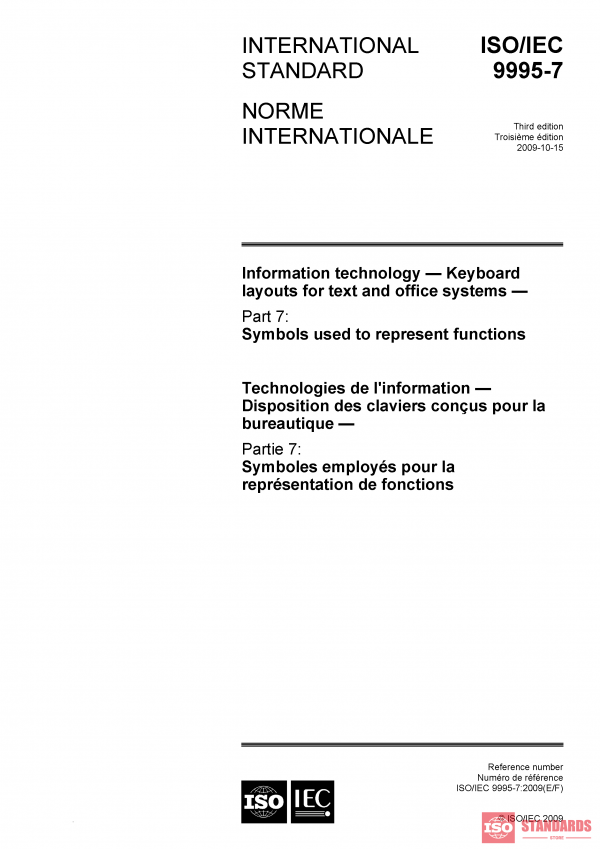 ISO/IEC 9995-7:2009 PDF