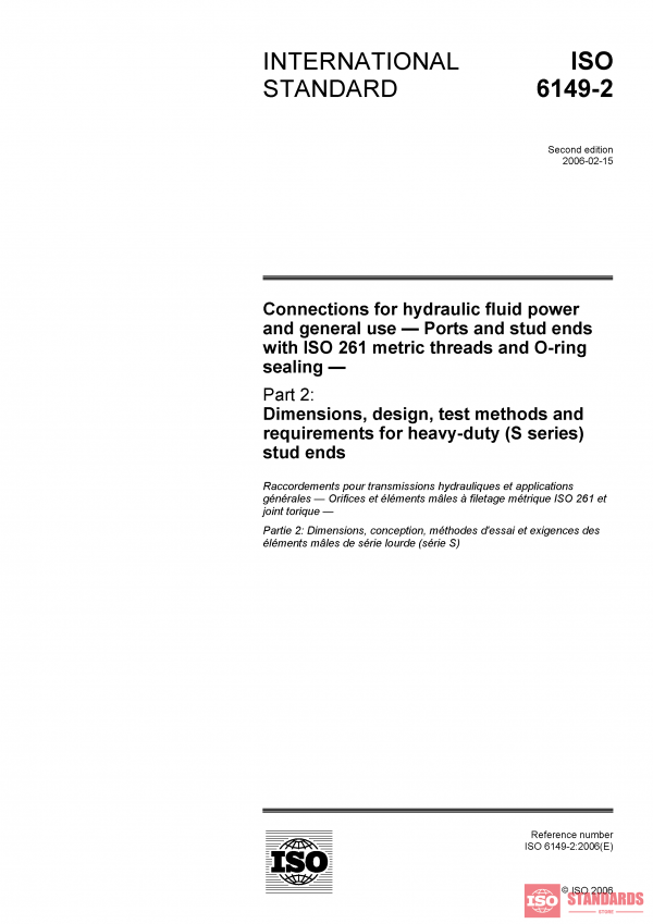 ISO 6149-2:2006 PDF