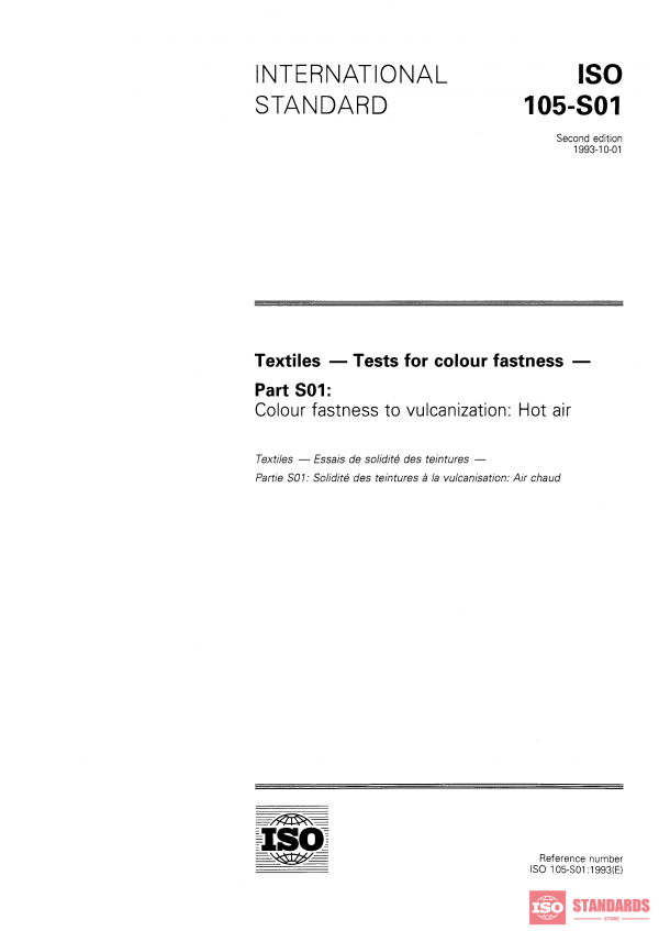 ISO 105-S01:1993 PDF