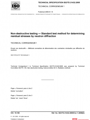 ISO/TS 21432:2005/Cor 1:2008 PDF