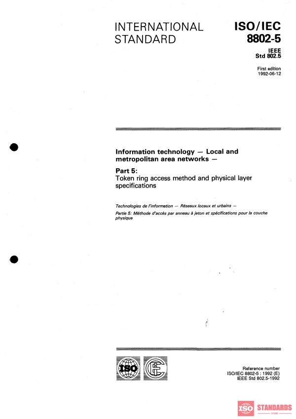 ISO/IEC 8802-5:1992 PDF