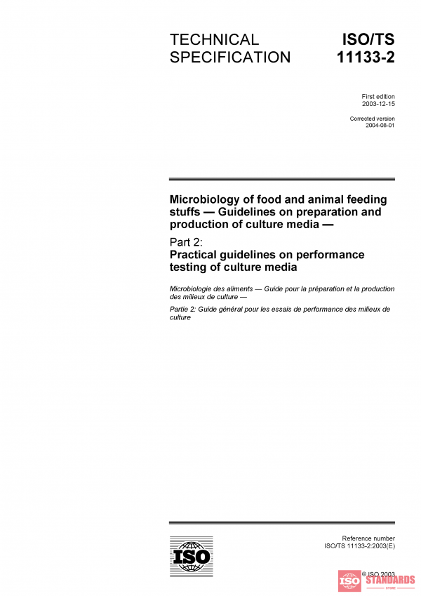 ISO/TS 11133-2:2003 PDF