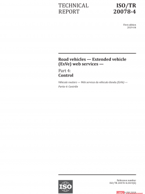 ISO/TR 20078-4:2019 PDF