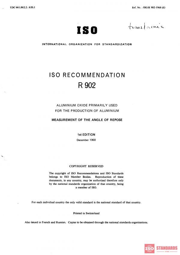 ISO/R 902:1968 PDF