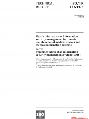 ISO/TR 11633-2:2021 PDF