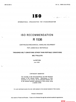 ISO/R 1536:1970 PDF