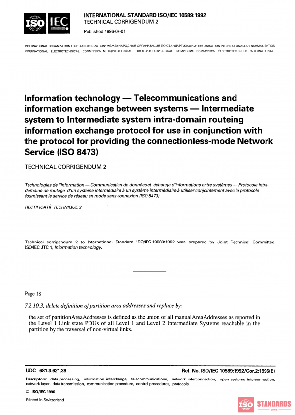 ISO/IEC 10589:1992/Cor 2:1996 PDF