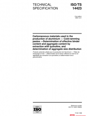 ISO/TS 14423:1999 PDF