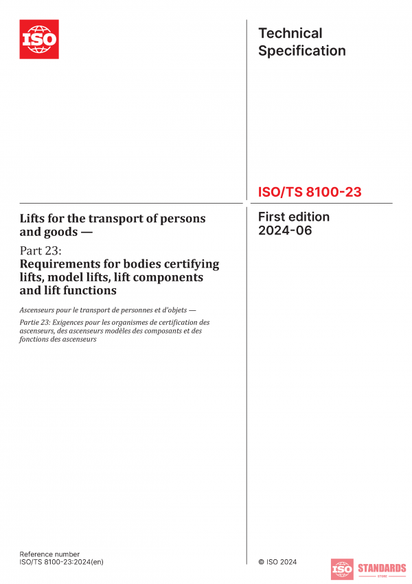 ISO/TS 8100-23:2024 PDF