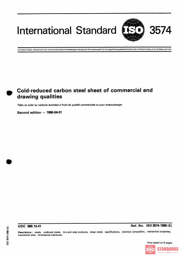 ISO 3574:1986 PDF