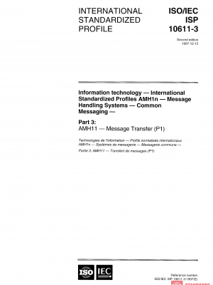 ISO/IEC ISP 10611-3:1997 PDF