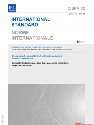CISPR 32 :2012 PDF