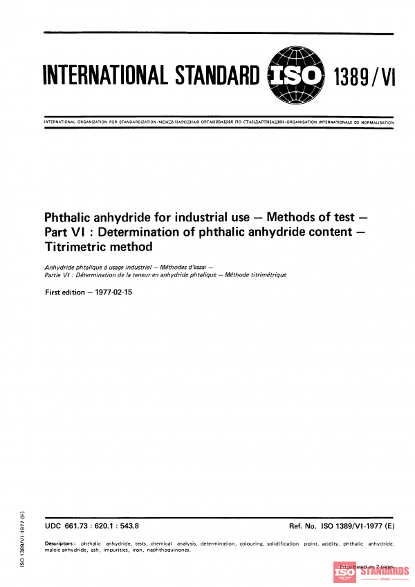ISO 1389-6:1977 PDF