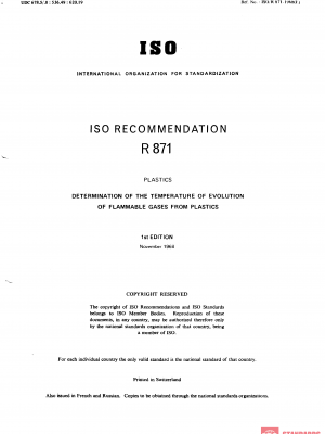 ISO/R 871:1968 PDF