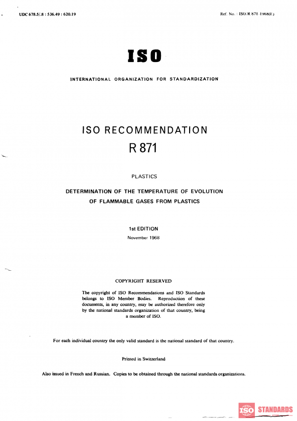 ISO/R 871:1968 PDF