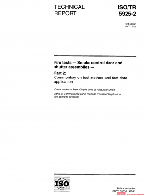 ISO/TR 5925-2:1997 PDF