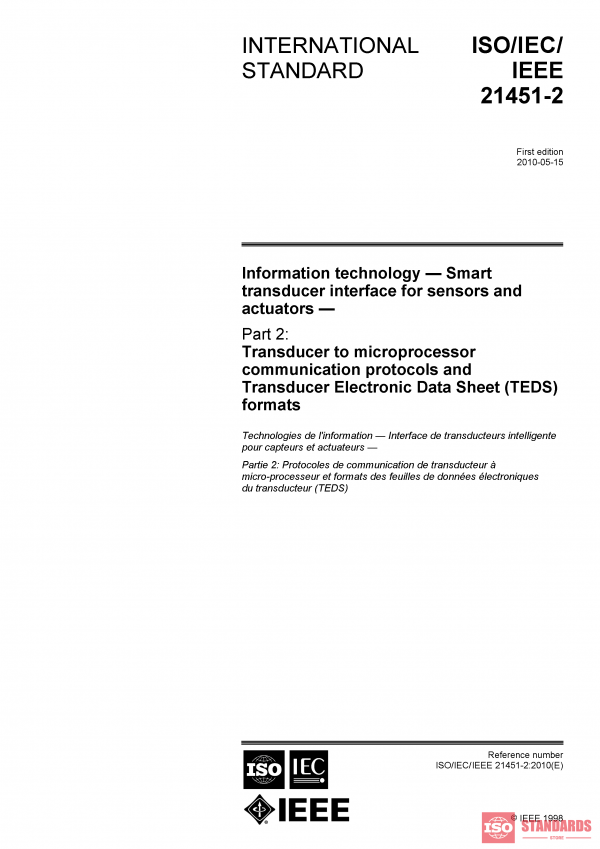 ISO/IEC/IEEE 21451-2:2010 PDF