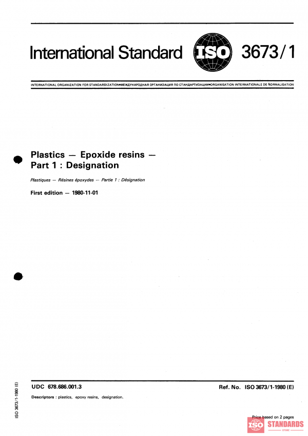 ISO 3673-1:1980 PDF